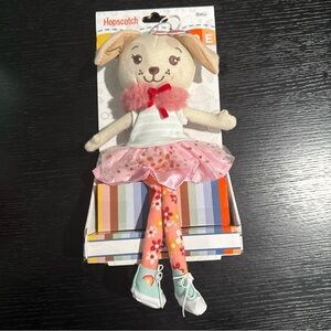 Hopscotch Lane Knit Plush Soft Body Dolls Rosy